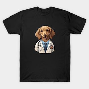 Dachshund, MD | Dachshund Lover | Doxie Graphic | Dachshund Mom & Dad | Dog Lovers | Wiener Dog T-Shirt